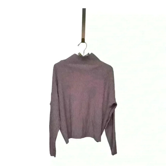 Eileen Fisher Women’s Wool Pink Mock Neck Sweater, size S - Picture 3 of 7